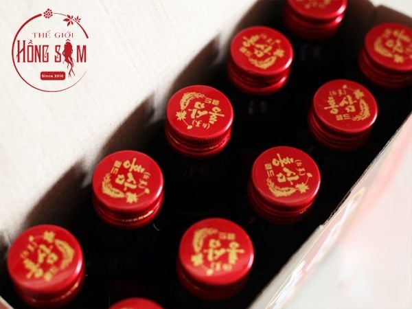 Nước hồng sâm Dongnam hộp 10 chai * 100ml chính hãng Hàn Quốc - Hình ảnh: Thế Giới Hồng Sâm