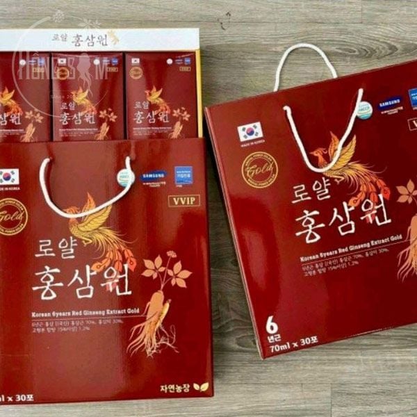 Tác dụng của nước hồng sâm Hoàng Gia Gold đối với sức khỏe.