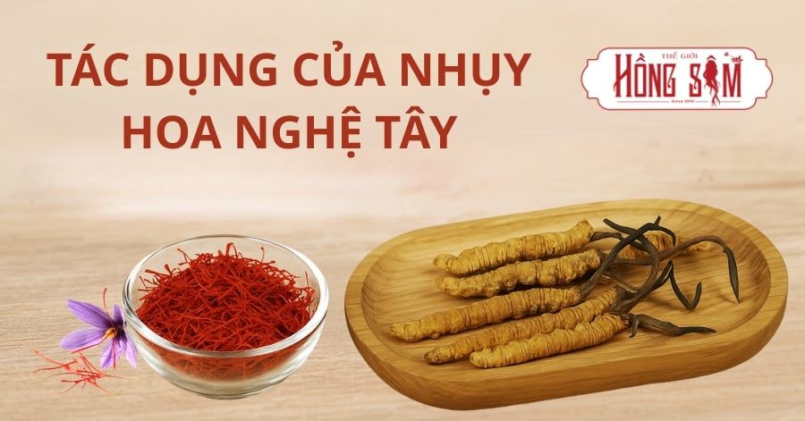 Tác dụng của nhụy hoa Nghệ Tây