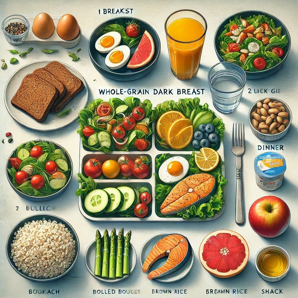 Thực đơn Healthy ngày 1