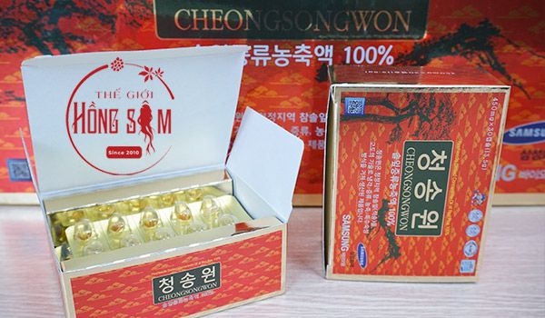 Hướng dẫn sử dụng tinh dầu thông đỏ Cheong Song Won Hàn Quốc.