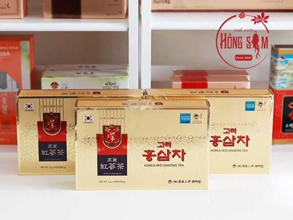 Trà hồng sâm Buleebang hộp 100 gói * 3g chính hãng Hàn Quốc tại Shop