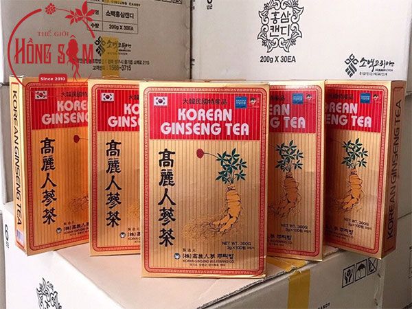 Trà hồng sâm Hàn Quốc Buleebang hộp giấy 100 gói * 3g tại Thế Giới Hồng Sâm