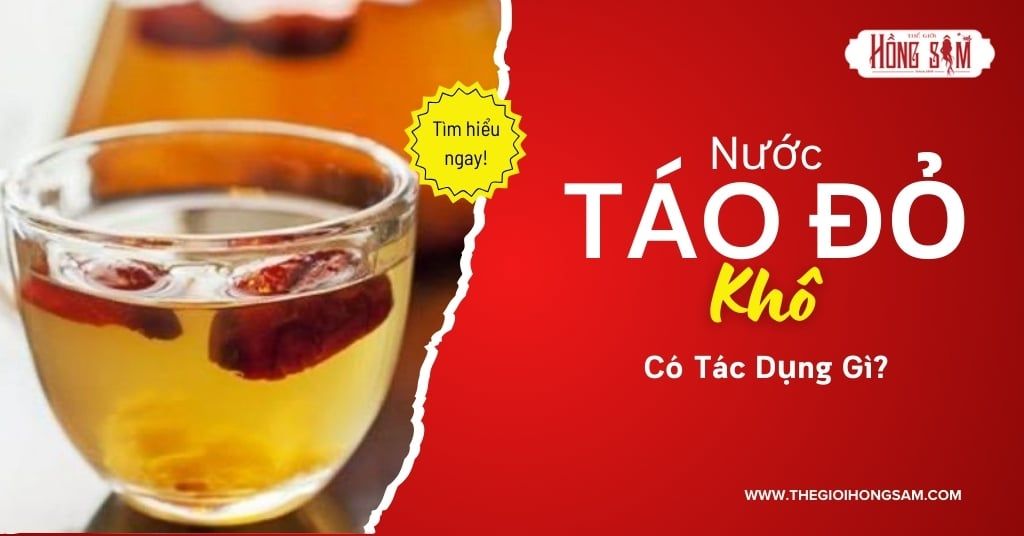 Nước Táo Đỏ khô – Uống vào có gì khác biệt?