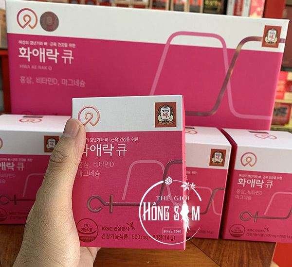 Viên hồng sâm dành cho phụ nữ KGC hộp 112 viên chính hãng Hàn Quốc.