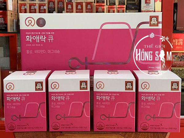 Viên hồng sâm dành cho phụ nữ KGC hộp 112 viên chính hãng Hàn Quốc.