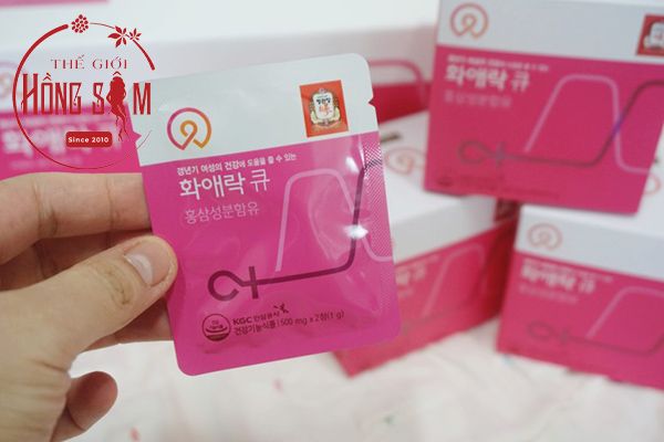 Tác dụng của viên hồng sâm dành cho phụ nữ KGC.