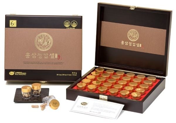 Viên Hồng Sâm G3 KGS Hàn Quốc Hộp Gỗ 90 Viên