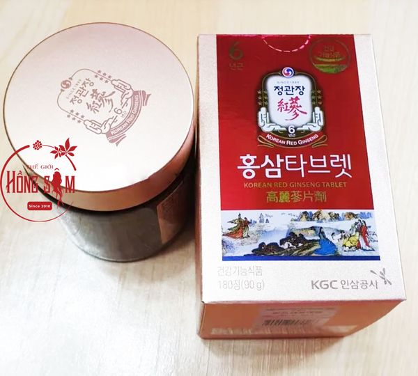 Hộp 180 viên hồng sâm KGC Tablet chính hãng Hàn Quốc tại Shop