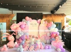 TIỆC SINH NHẬT BÉ HẠ ANH – MỘT BẢN NHẠC NGỌT NGÀO MÀU HỒNG PASTEL