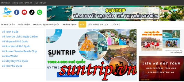 Đặt tour 4 đảo Phú Quốc tại Suntrip