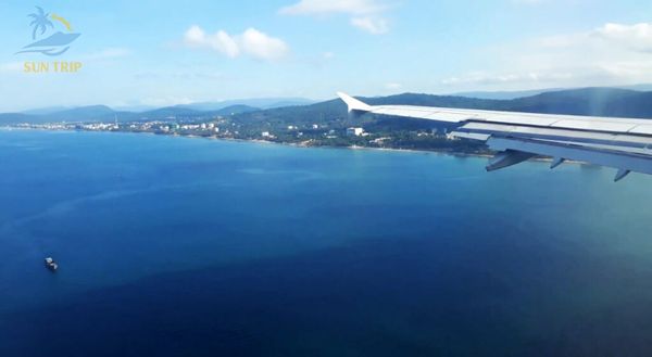 Ngắm nhìn biển Phú Quốc từ trên máy bay