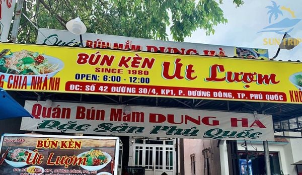 Bún kèn Út Lượm địa điểm ăn vặt không thể bỏ lỡ