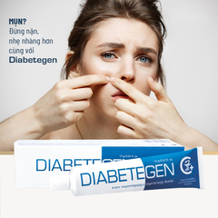 MỤN? ĐỪNG NẶN, NHẸ NHÀNG HƠN CÙNG VỚI DIABETEGEN