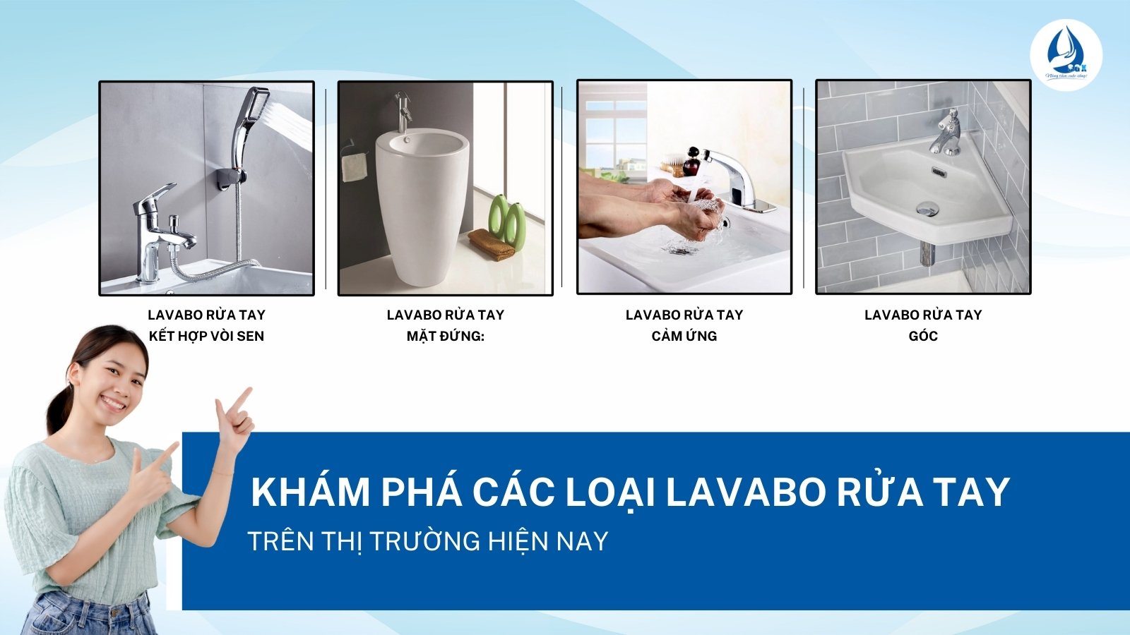 Khám phá các loại lavabo rửa tay trên thị trường hiện nay