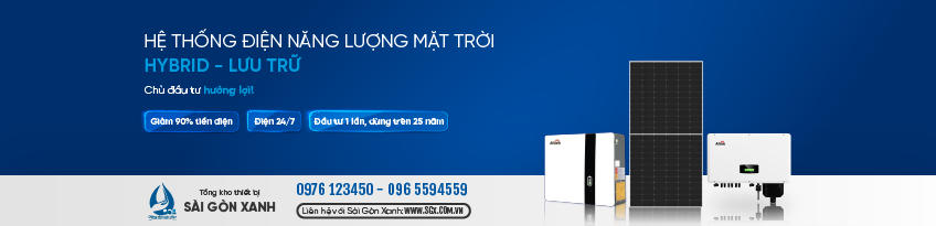 Hệ thống điện năng lượng mặt trời hybrid lưu trữ