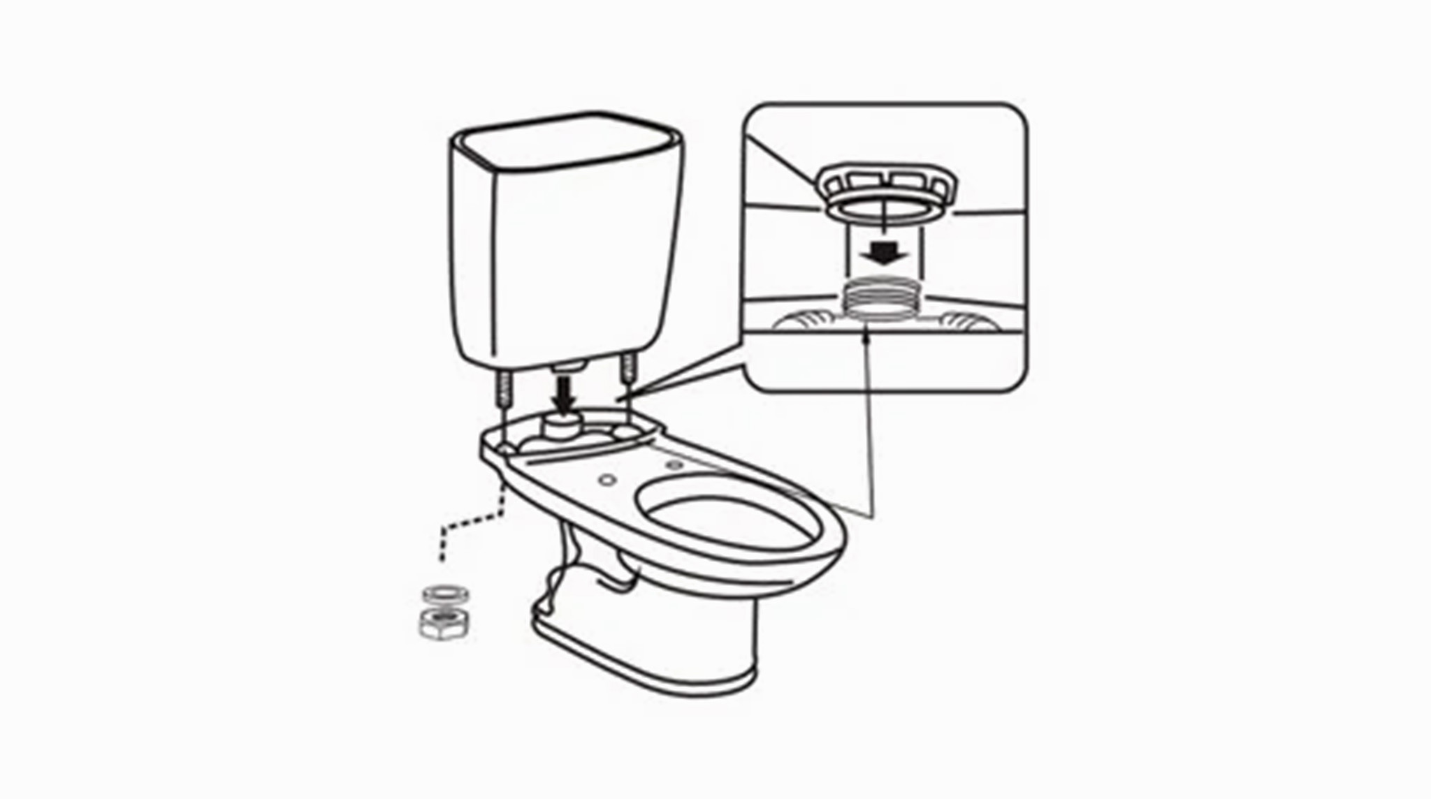 Cách lắp bồn cầu INAX 504 chi tiết, đơn giản tại nhà