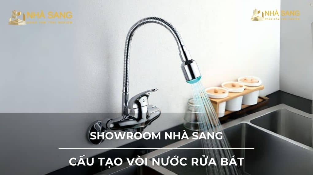 Cấu tạo vòi nước rửa bát gồm những bộ phận nào?