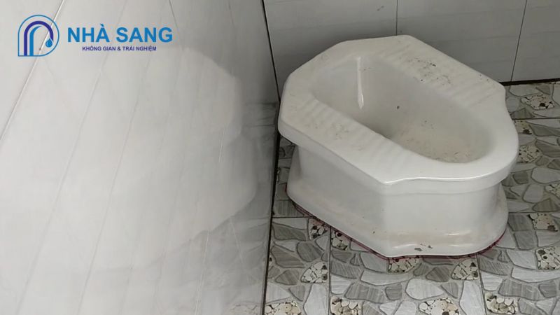 Kích thước lắp đặt bồn cầu xổm đúng tiêu chuẩn