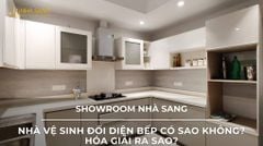 Nhà vệ sinh đối diện bếp có sao không? Hóa giải ra sao?