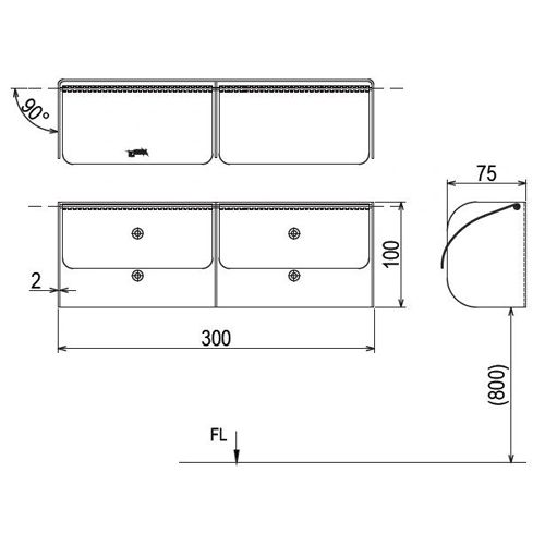 Hộp Đựng Giấy Vệ Sinh INAX CFV-11W