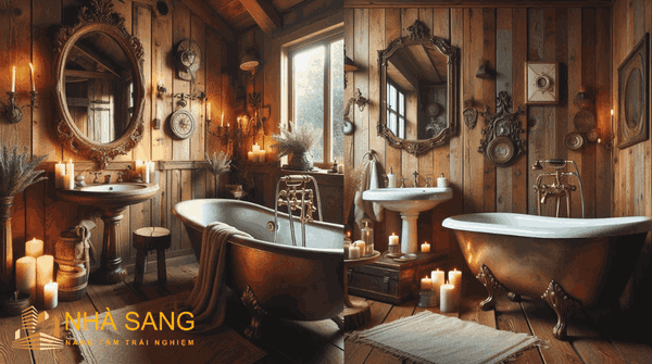 Biến tấu những món đồ cho nội thất phòng tắm ấm cúng