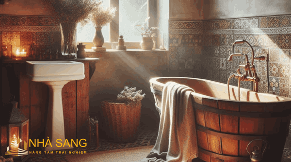 Phong cách Rustic ấm áp, thô mộc