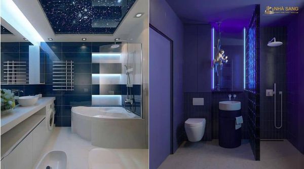 thiet ke phong tam hitech su dung tong mau doi lap