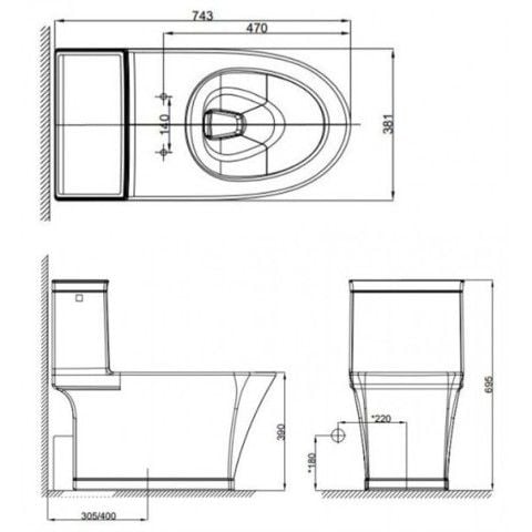 Bản vẽ WP-2025 Bộ cầu 01 khối Kastello