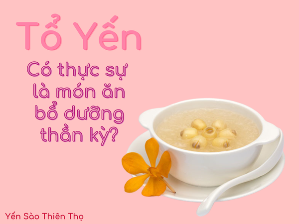 Tổ yến liệu có tốt như lời đồn
