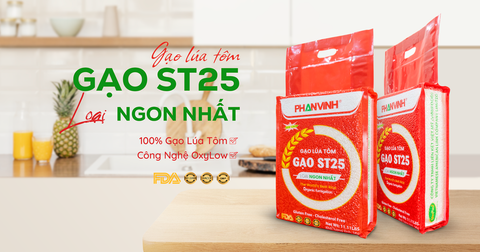 Gạo ST25 | Gạo Lúa Tôm - Tinh Hoa Gạo Sạch