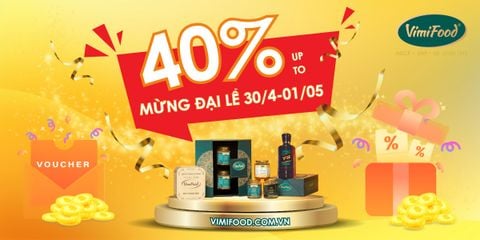 MỪNG ĐẠI LỄ 30/4 -1/5 SIÊU ƯU ĐÃI LÊN ĐẾN 40%