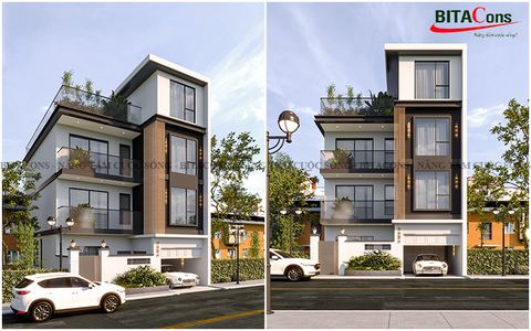 MẪU NHÀ VILLA 2 TẦNG ĐẸP, BẮT MẮT NHẤT