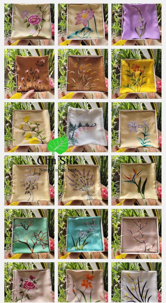 Cỏ cây và hóa lá cùng tơ lụa đang khoe sắc