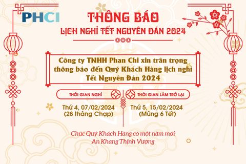 Thông Báo Lịch Nghỉ Tết Nguyên Đán Giáp Thìn 2024