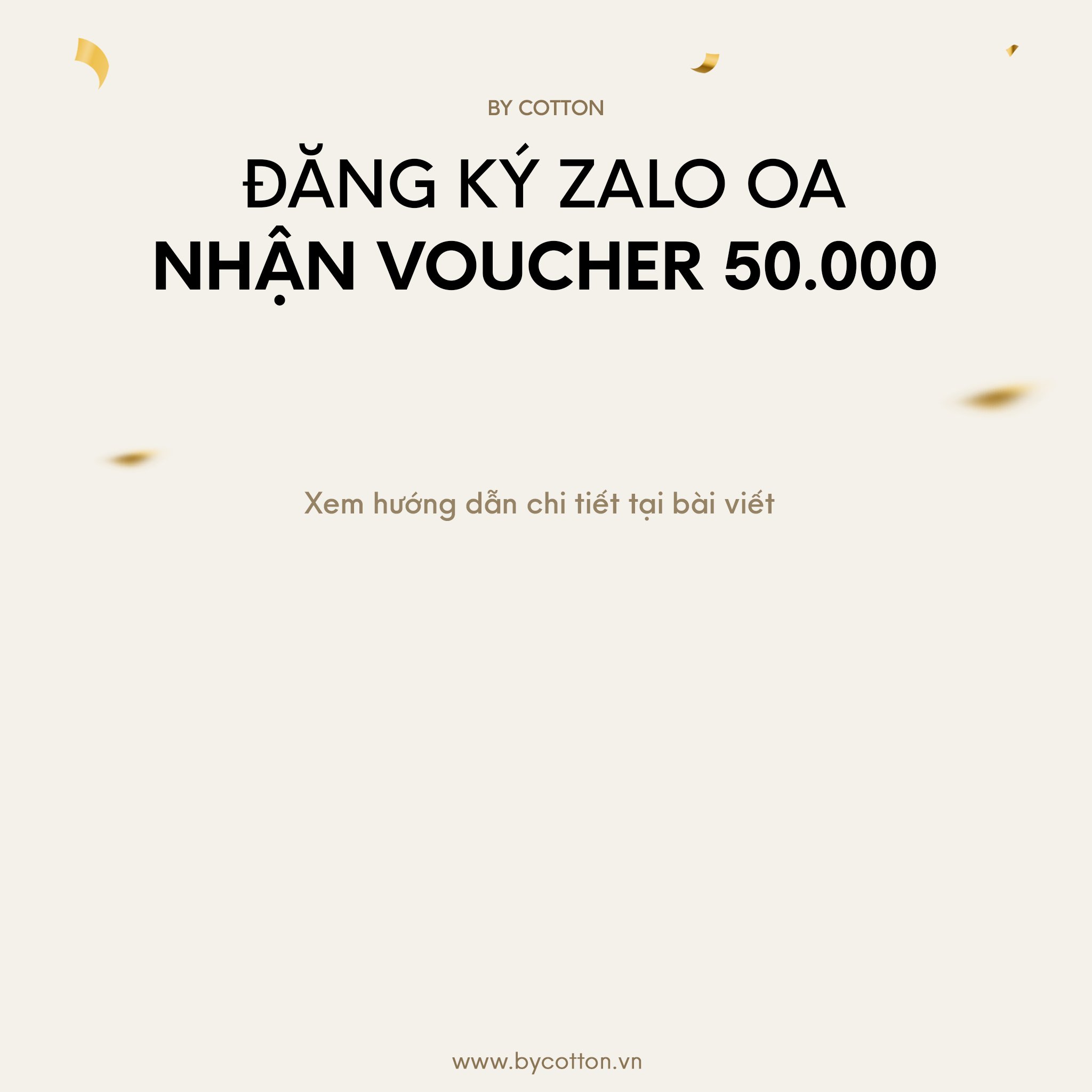 Đăng Ký Zalo OA - Nhận Voucher 50.000