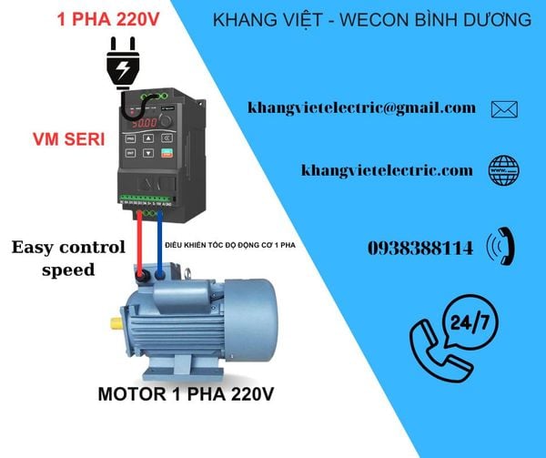 BỘ ĐIỀU KHIỂN TỐC ĐỘ CHO ĐỘNG CƠ 1 PHA