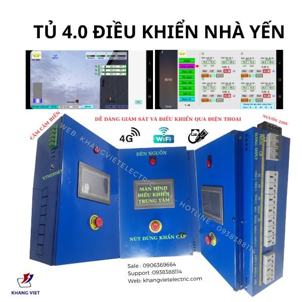 TỦ 4.0 ĐIỀU KHIỂN NHÀ YẾN
