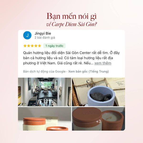 Bạn mến nói gì về Carpe Diem Sài Gòn?