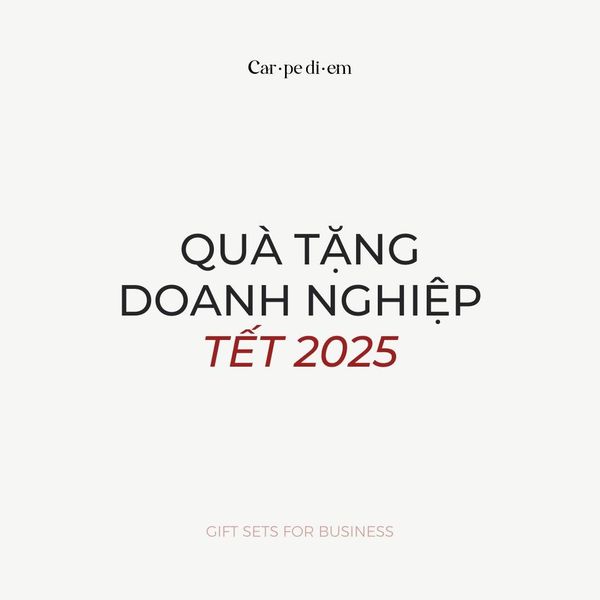 QUÀ TẶNG DOANH NGHIỆP TẾT 2025 – Nến thơm thủ công Carpe Diem