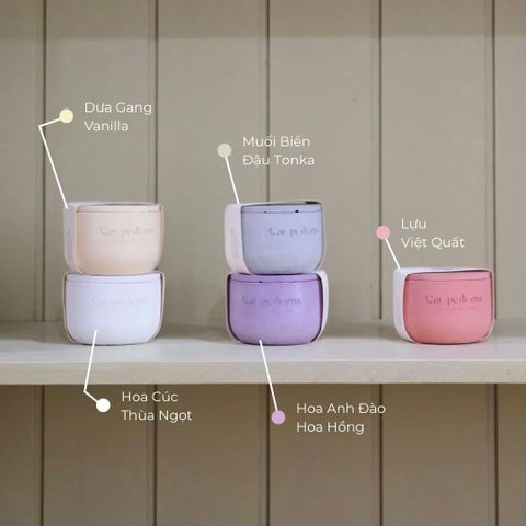 Nến thơm Mini Bowl – Lựa chọn dành cho những ai yêu thích khám phá nhiều mùi hương của Carpe Diem.