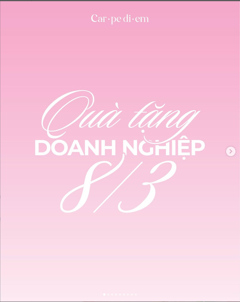 QUÀ TẶNG DOANH NGHIỆP 8/3 – Nến thơm thủ công Carpe Diem