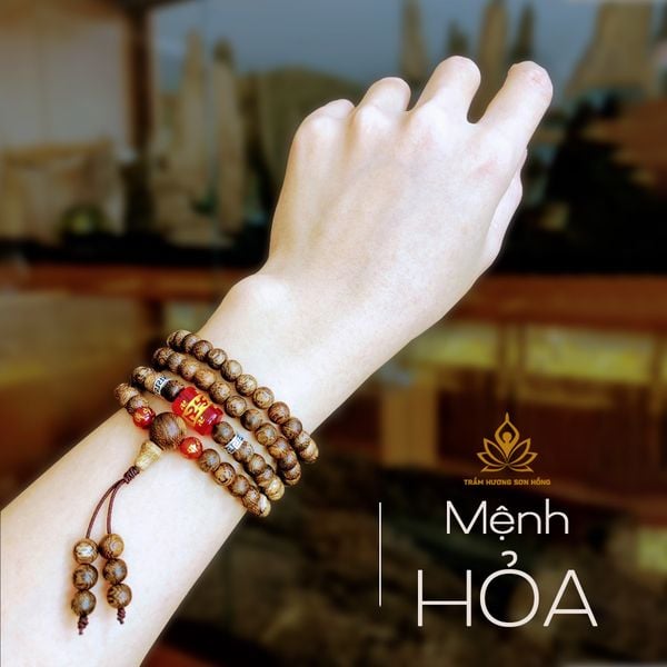 VÒNG TRẦM HƯƠNG CHO NGƯỜI MỆNH HOẢ