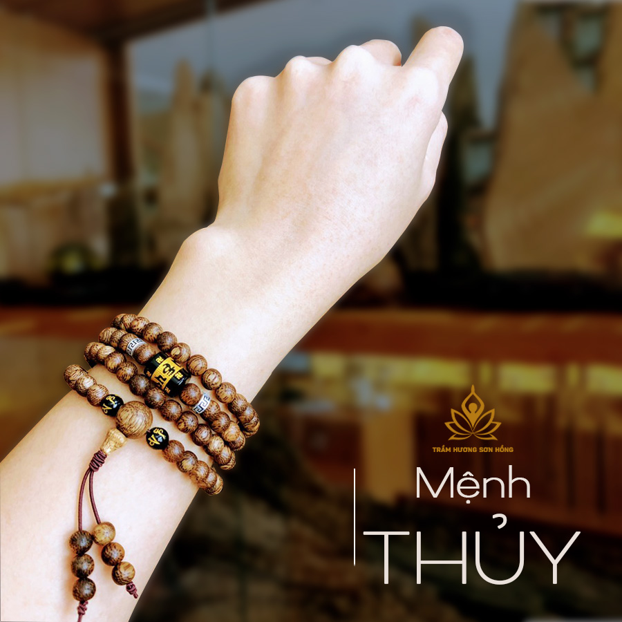 VÒNG TRẦM HƯƠNG CHO NGƯỜI MỆNH THUỶ