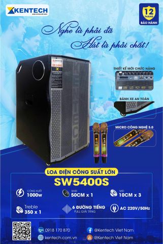 🔥🎶KENTECH TRÌNH LÀNG!!! LOA DI ĐỘNG SW5400S🔥🎶