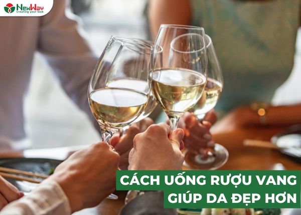 Cách uống rượu vang đẹp da: Bí quyết giữ nét thanh xuân từ bên trong