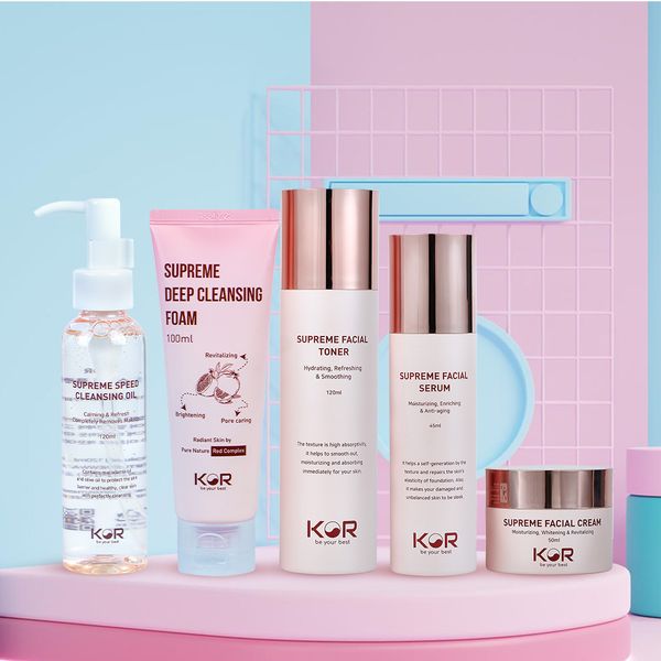 Bộ chăm sóc da toàn diện 5 sản phẩm KOR Hàn Quốc
