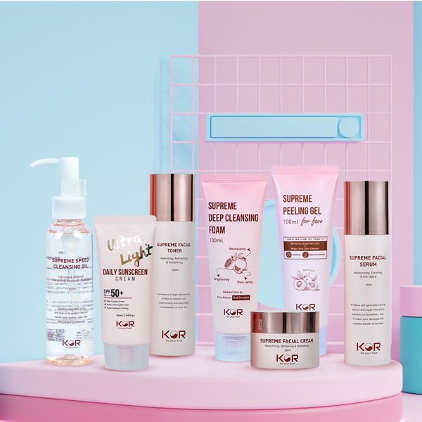 Khám phá Spa tại nhà với bộ chăm sóc da chuyên sâu 7 sản phẩm KOR Hàn Quốc