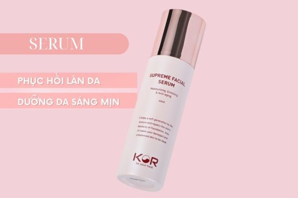 Guu.vn| Serum KOR Supreme Facial - Vũ khí tự tin cho một làn da sáng mịn, không tuổi