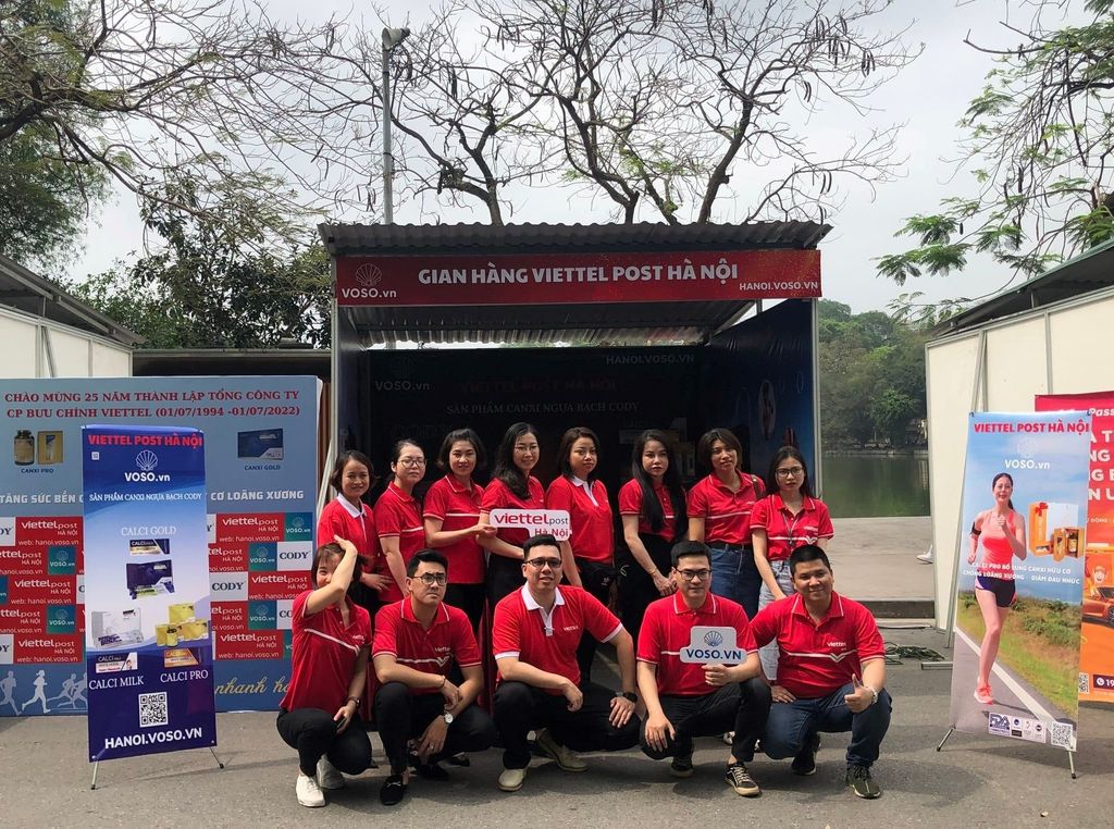 CODY Pharma cùng Viettel Post CN Hà Nội đã phối hợp đồng hành và tài trợ Canxi ngựa bạch cho Giải chạy Viettel Fastest 2022